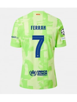 Barcelona Ferran Torres #7 Ausweichtrikot 2024-25 Kurzarm